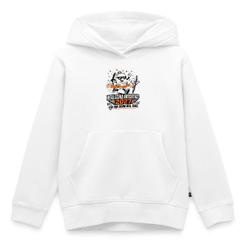 Realschulabschluss 2027, ich bin dann mal raus. - Kinder Premium Organic Hoodie - Weiß - Vorne - AI Model Kid Female (0cm)