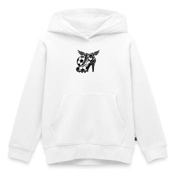 Fussballschuhe Fussball High Heels - Kinder Premium Organic Hoodie - Weiß - Vorne - AI Model Kid Female (0cm)