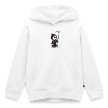 Little Grim Reaper - Kids Premium Organic Hoodie - white - Front - AI Model Kid Female (0cm)