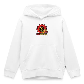 Electrician Gear Logo - Kids Premium Organic Hoodie - white - Front - AI Model Kid Female (0cm)