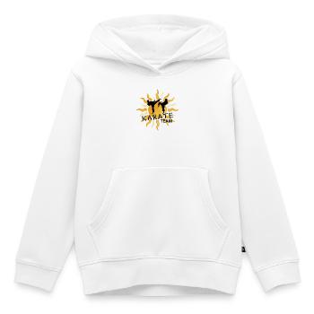 Sun Dancers Duo Graphique - Sweat Premium à capuche enfant bio - blanc - Devant - AI Model Kid Female (0cm)