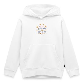 Stolzes Schulkind Erste Klasse 2026 - Kinder Premium Organic Hoodie - Weiß - Vorne - AI Model Kid Female (0cm)