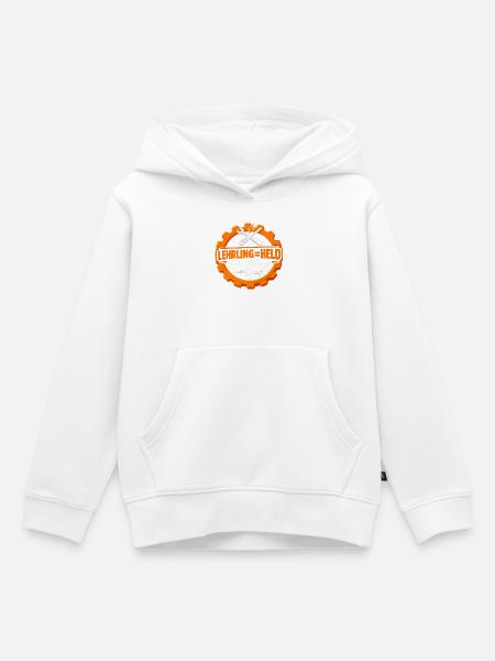 Lehrlinge sind Helden in Ausbildung - Kinder Premium Organic Hoodie - Weiß