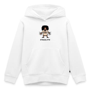 The 8-bit Struwwelpeter - Kids Premium Organic Hoodie - white - Front - AI Model Kid Female (0cm)