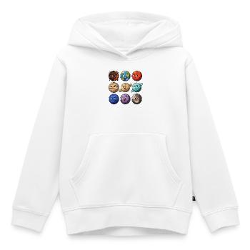 Planetenkumpel Cartoonserie - Kinder Premium Organic Hoodie - Weiß - Vorne - AI Model Kid Female (0cm)