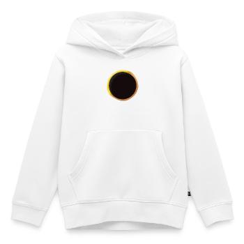 Sonnenfinsternis 2026 - Kinder Premium Organic Hoodie - Weiß - Vorne - AI Model Kid Female (0cm)