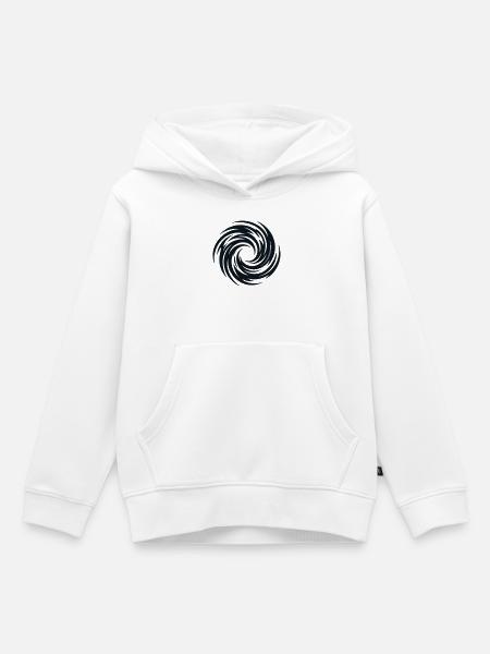 TCG Portal Strudel Grafik - Kinder Premium Organic Hoodie - Weiß