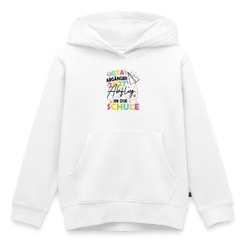 Kita Abgänger 2027 - Kinder Premium Organic Hoodie - Weiß - Vorne - AI Model Kid Female (0cm)