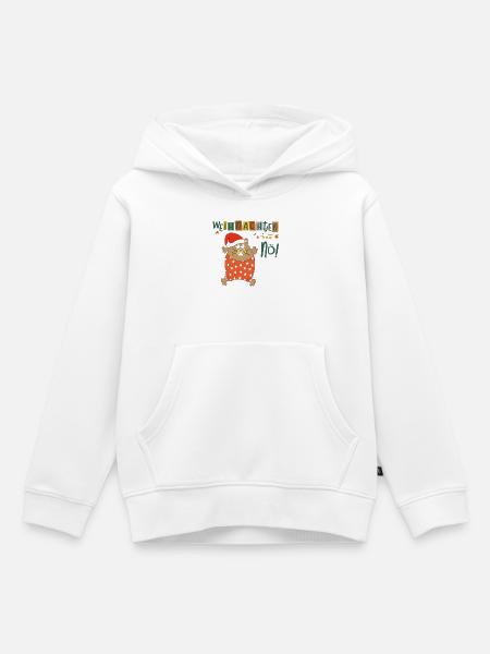 Weihnachten - Kinder Premium Organic Hoodie - Weiß