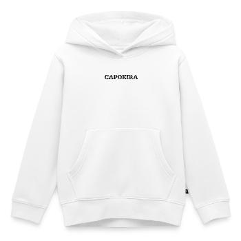 Capoeira - Sweat Premium à capuche enfant bio - blanc - Devant - AI Model Kid Female (0cm)