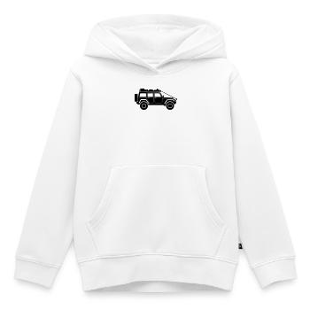 Jeep-Rubicon - Kinder Premium Organic Hoodie - Weiß - Vorne - AI Model Kid Female (0cm)