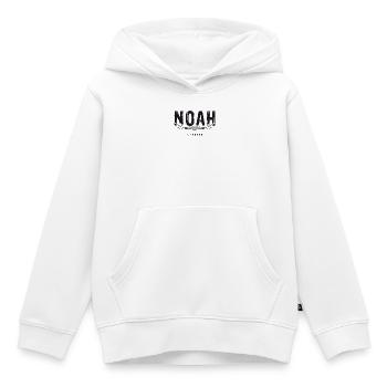 NOAH une légende. - Sweat Premium à capuche enfant bio - blanc - Devant - AI Model Kid Female (0cm)