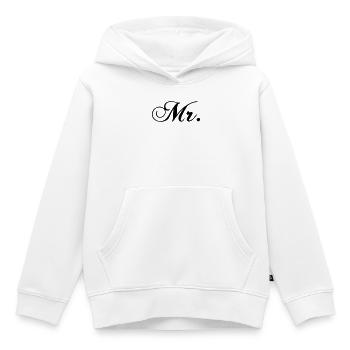 Bride T-Shirt Hochzeit Gold Kalligrafie Geschenk - Kinder Premium Organic Hoodie - Weiß - Vorne - AI Model Kid Female (0cm)