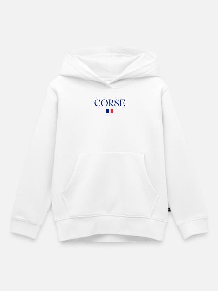 Vintage Französisches Kulturerbe Illustration - Kinder Premium Organic Hoodie - Weiß