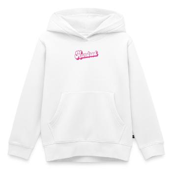 Cent femmes du 100e anniversaire de ses 100 ans - Sweat Premium à capuche enfant bio - blanc - Devant - AI Model Kid Female (0cm)