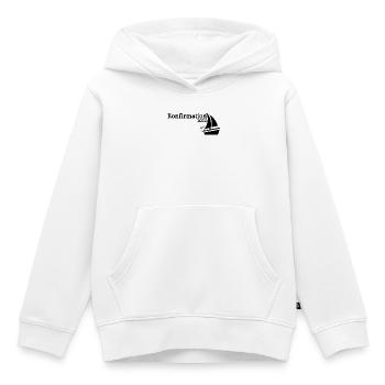 Konfirmation 2025 Schiff segelt am Horizont - Kinder Premium Organic Hoodie - Weiß - Vorne - AI Model Kid Female (0cm)