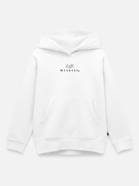 Kleines Wunder - Kinder Premium Organic Hoodie - Weiß
