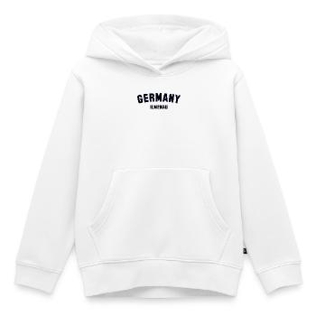 ILMENAU Germany - Kids Premium Organic Hoodie - white - Front - AI Model Kid Female (0cm)