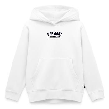 OSCHERSLEBEN Germany - Kids Premium Organic Hoodie - white - Front - AI Model Kid Female (0cm)