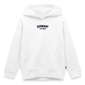 RATHENOW Germany - Kids Premium Organic Hoodie - white - Front - AI Model Kid Female (0cm)