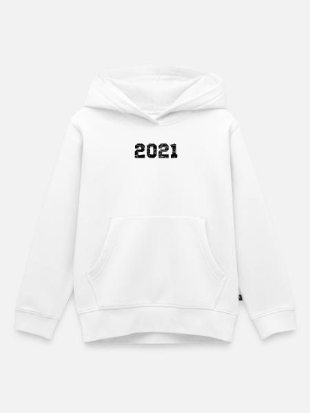 2021 - Kinder Premium Organic Hoodie - Weiß
