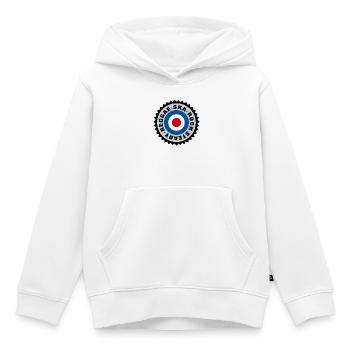 Ska, Rock Steady, Reggae Mod Target - Kinder Premium Organic Hoodie - Weiß - Vorne - AI Model Kid Female (0cm)