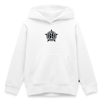 Ska, Rock Steady, Reggae 69 - Sweat Premium à capuche enfant bio - blanc - Devant - AI Model Kid Female (0cm)
