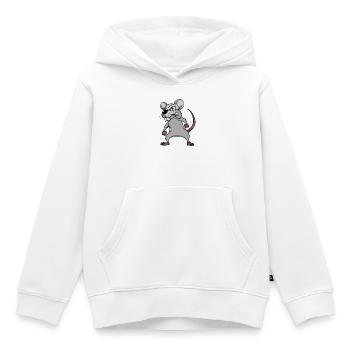 Maus Mäuse Mausi Mäuschen Ratte Nagetier Haustier - Kinder Premium Organic Hoodie - Weiß - Vorne - AI Model Kid Female (0cm)
