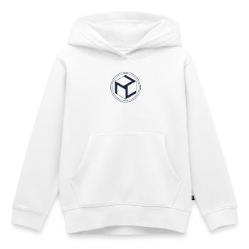 Antahkarana-Symbol, heilige Geometrie - Kinder Premium Organic Hoodie - Weiß - Vorne - AI Model Kid Female (0cm)