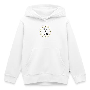 Harke, Schaufel & Sternen - Kinder Premium Organic Hoodie - Weiß - Vorne - AI Model Kid Female (0cm)