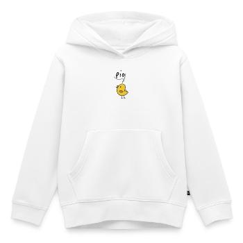 Piep! Niedliches Küken Cartoon Design - Kinder Premium Organic Hoodie - Weiß - Vorne - AI Model Kid Female (0cm)