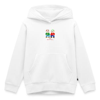 Lustige Zwillinge Sternzeichen - Kinder Premium Organic Hoodie - Weiß - Vorne - AI Model Kid Female (0cm)