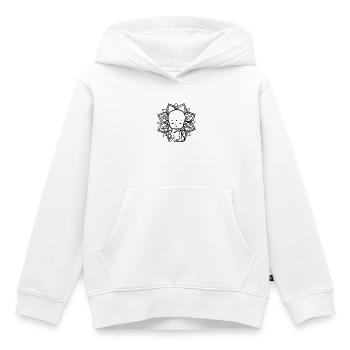 Buddha - Kinder Premium Organic Hoodie - Weiß - Vorne - AI Model Kid Female (0cm)