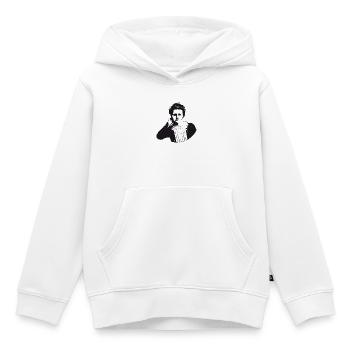 Marie Curie - Kinder Premium Organic Hoodie - Weiß - Vorne - AI Model Kid Female (0cm)