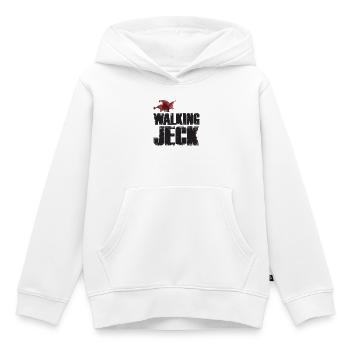 La marche jeck - chemise de carnaval - Sweat Premium à capuche enfant bio - blanc - Devant - AI Model Kid Female (0cm)