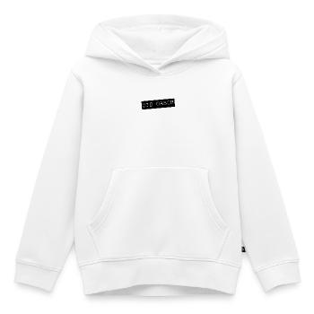 OIS OASCH Typografischer Kontrast - Kinder Premium Organic Hoodie - Weiß - Vorne - AI Model Kid Female (0cm)
