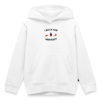Aerzte Interne Beauté Médecine Chirurgien cadeau - Sweat Premium à capuche enfant bio - blanc - Devant - AI Model Kid Female (0cm)