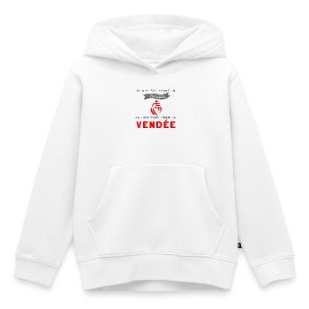 Sold - therapy - Kids Premium Organic Hoodie - white - Front - AI Model Kid Female (0cm)