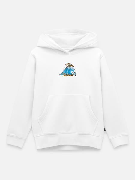 Wellenreiten Surfen - Kinder Premium Organic Hoodie - Weiß