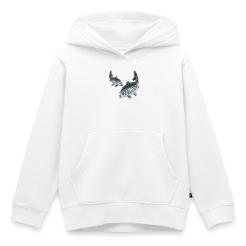 Karpfen - Kinder Premium Organic Hoodie - Weiß - Vorne - AI Model Kid Female (0cm)