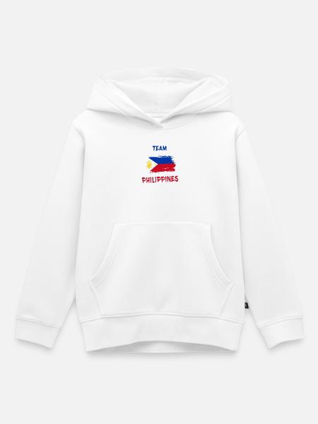 Team Philippinen / Manila - Kinder Premium Organic Hoodie - Weiß