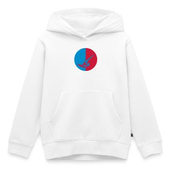 Windsurfen / Windsurfer / Windsurf / Windsurfing - Kinder Premium Organic Hoodie - Weiß - Vorne - AI Model Kid Female (0cm)