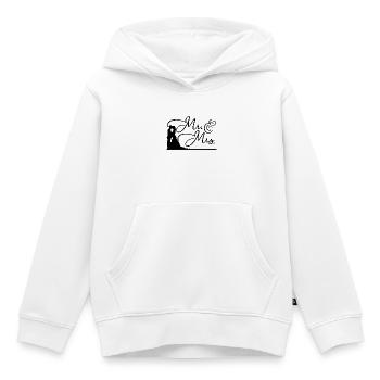 Mister Misses Brautpaar Hochzeit Heiraten Geschenk - Kinder Premium Organic Hoodie - Weiß - Vorne - AI Model Kid Female (0cm)
