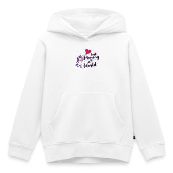 Beste Mama Mutter Muttertag Alles Gute Supermama - Kinder Premium Organic Hoodie - Weiß - Vorne - AI Model Kid Female (0cm)