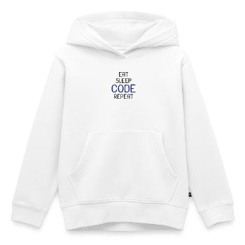 Programmierer Alltag IT künstlich - Kinder Premium Organic Hoodie - Weiß - Vorne - AI Model Kid Female (0cm)
