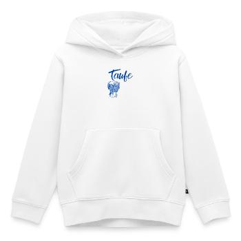 Taufe Taufstein symbolisch taufen Gottesdienst - Kinder Premium Organic Hoodie - Weiß - Vorne - AI Model Kid Female (0cm)
