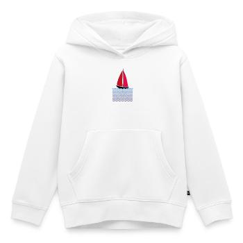 Sailing vacation vacation sea beach caribbean sun - Kids Premium Organic Hoodie - white - Front - AI Model Kid Female (0cm)