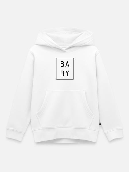 Baby - Kinder Premium Organic Hoodie - Weiß