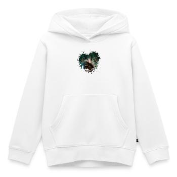 Heulender Malamute - Kinder Premium Organic Hoodie - Weiß - Vorne - AI Model Kid Female (0cm)