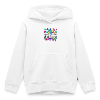 School School Day School Start School Start Learning - Kids Premium Organic Hoodie - white - Front - AI Model Kid Female (0cm)